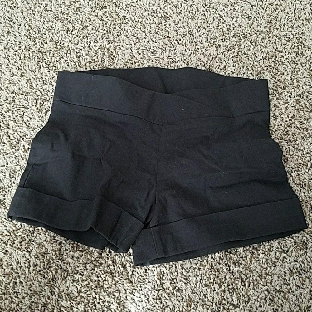 Route Women's Black Hot Pants Size Small Stretch Casual Shorts Festival Wear